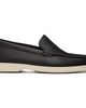BOSS BOSS Black Tumbled-Leather Logo Detail Loafers - 1