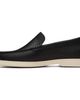 BOSS BOSS Black Tumbled-Leather Logo Detail Loafers - 3