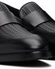 BOSS BOSS Black Woven Vamp Leather Loafers - 4