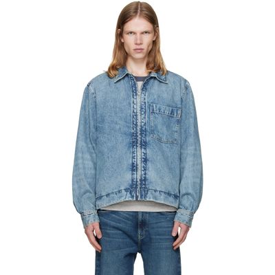 BOSS BOSS Blue Faded Denim Jacket