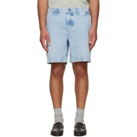 BOSS BOSS Blue Faded Denim Shorts