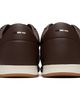 BOSS BOSS Brown Foil Logo Leather Sneakers - 2