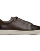 BOSS BOSS Brown Gary Brushed Leather Sneakers - 1