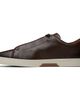 BOSS BOSS Brown Gary Brushed Leather Sneakers - 3