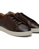 BOSS BOSS Brown Gary Brushed Leather Sneakers - 4