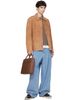 BOSS BOSS Brown Gary Brushed Leather Sneakers - 5