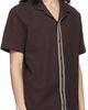 BOSS BOSS Brown Knit Cotton Shirt - 2