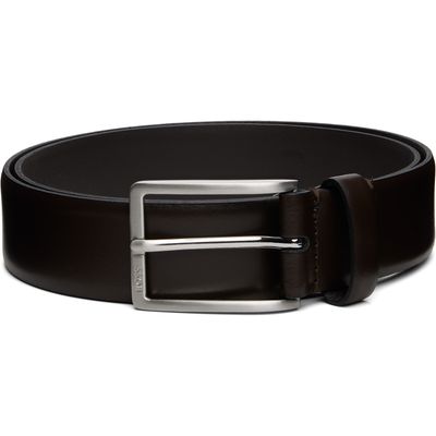 BOSS BOSS Brown Leather Pin-Buckle Belt