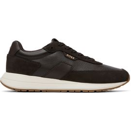 BOSS BOSS Brown Leather Sneakers