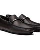 BOSS BOSS Brown Nappa-Leather Driver Loafers - 4