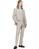 BOSS BOSS Brown Penny-Trim Suede Loaferts - 5