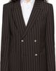 BOSS BOSS Brown Relaxed-Fit Virgin Wool Blazer - 1