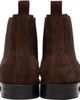 BOSS BOSS Brown Suede Elasticated Panels Chelsea Boots - 2