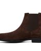 BOSS BOSS Brown Suede Elasticated Panels Chelsea Boots - 3