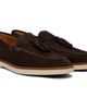 BOSS BOSS Brown Suede Tassel Trim Loafers - 4