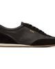 BOSS BOSS Brown Suede Trrim Leather Sneakers - 1