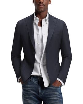 Boss Boss C-Hanry Wool & Linen Melange Unstructured Slim Fit Suit Jacket
