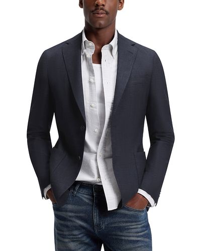 Boss Boss C-Hanry Wool & Linen Melange Unstructured Slim Fit Suit Jacket