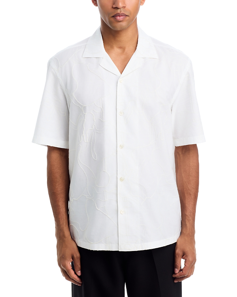 Boss Boss C-Lars Camp Collar Embroidered Shirt