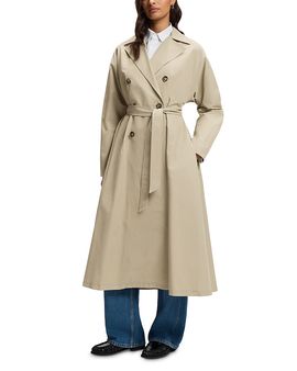 Boss Boss Calili Water Repellent Trench Coat