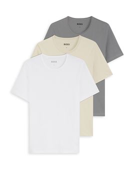 Boss Boss Classic Crewneck Cotton T-Shirts, Pack of 3