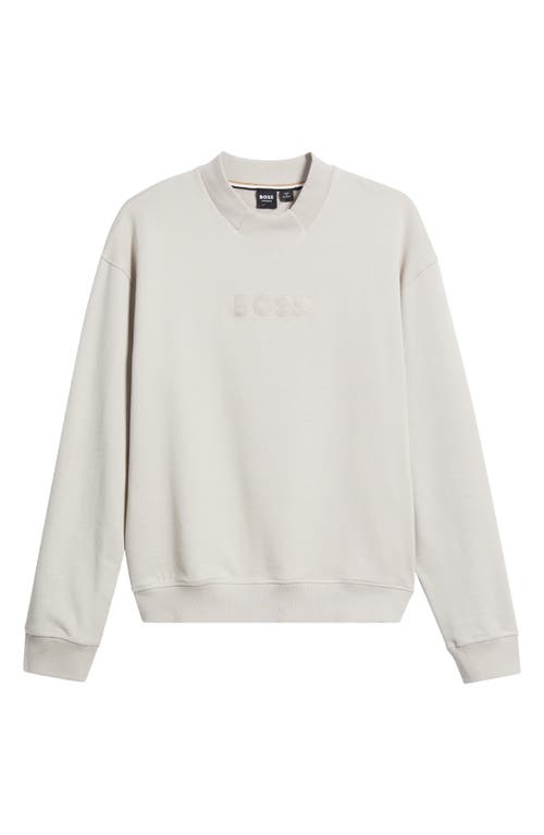 BOSS BOSS Cotton French Terry Crewneck Sweatshirt