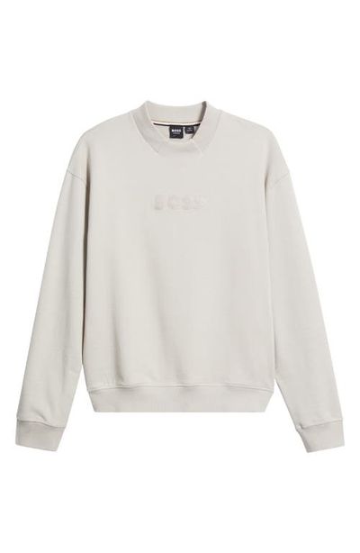 BOSS BOSS Cotton French Terry Crewneck Sweatshirt