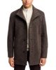 Boss Boss Coxtan Textured Stand Collar Button Coat - 1