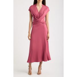 BOSS BOSS Dareza V-Neck Midi Dress