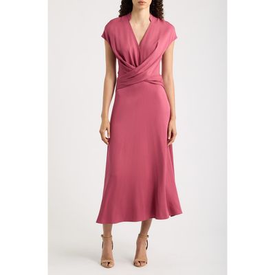 BOSS BOSS Dareza V-Neck Midi Dress