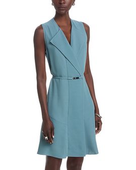 Boss Boss Dimosa Wing Lapel Wrap Dress
