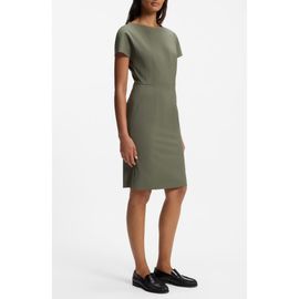 BOSS BOSS Dinerah Virgin Wool Sheath Dress