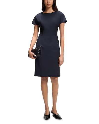 Boss Boss Dinerah Wool Seamed Dress