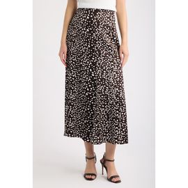 BOSS BOSS Dot Print A-Line Skirt