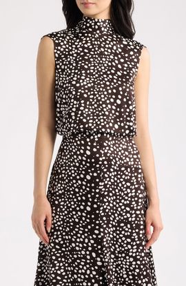BOSS BOSS Dot Sleeveless Blouse