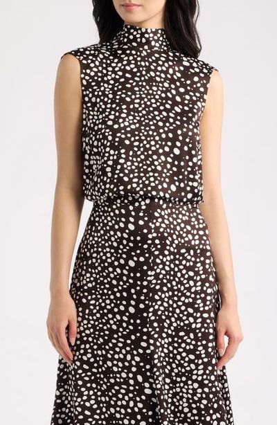 BOSS BOSS Dot Sleeveless Blouse