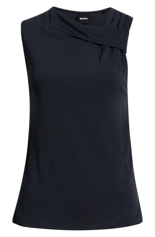 BOSS BOSS Epuete Drape Neck Jersey Top