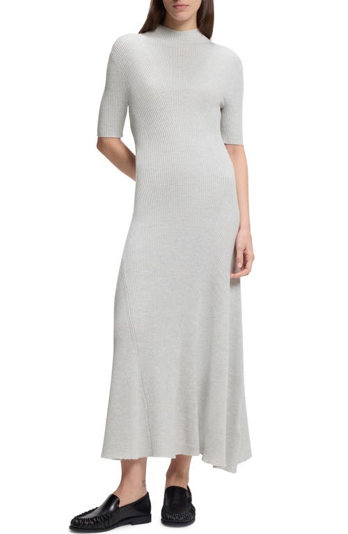 BOSS BOSS Farie Rib Wool Maxi Sweater Dress