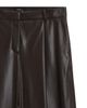 BOSS BOSS Faux Leather Wide Leg Pants - 5
