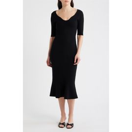 BOSS BOSS Fosa Tulip Hem Midi Dress