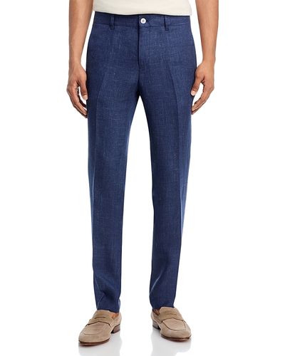Boss Boss Genius Linen & Lyocell Hopsack Slim Fit Suit Pants