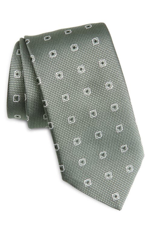 BOSS BOSS Geometric Silk Blend Jacquard Tie