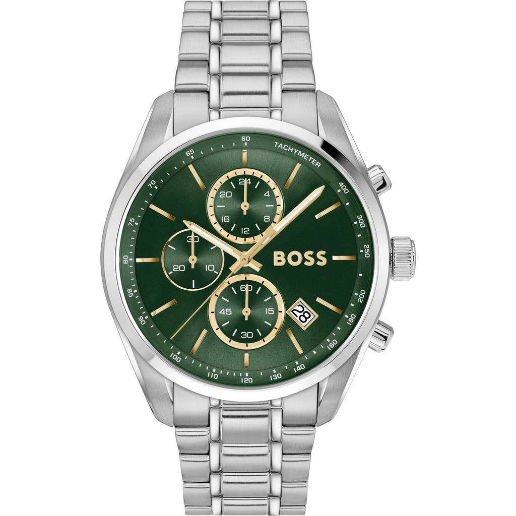BOSS BOSS Grand Prix Chronograph Bracelet Watch, 44.5mm