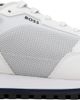 BOSS BOSS Gray & White Running-Inspired Sneakers - 1