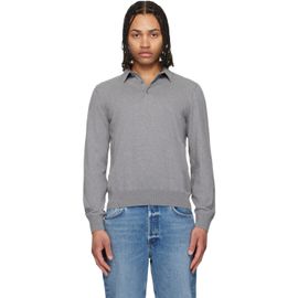 BOSS BOSS Gray Cotton Polo