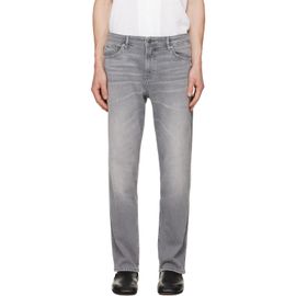 BOSS BOSS Gray Maine Regular-Fit Comfort-Stretch Jeans
