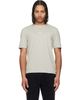 BOSS BOSS Gray Stretch-Cotton Contrast Logo T-shirt - 1