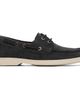 BOSS BOSS Gray Suede Lace-Detail Boat Shoes - 1