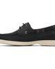 BOSS BOSS Gray Suede Lace-Detail Boat Shoes - 3