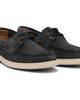 BOSS BOSS Gray Suede Lace-Detail Boat Shoes - 4